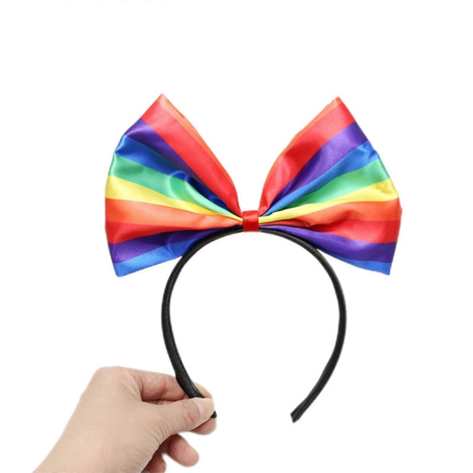 קשת סרט ראש פפיון ראש גאווה Bopper לנשים, גאווה קשת אביזרי שיער