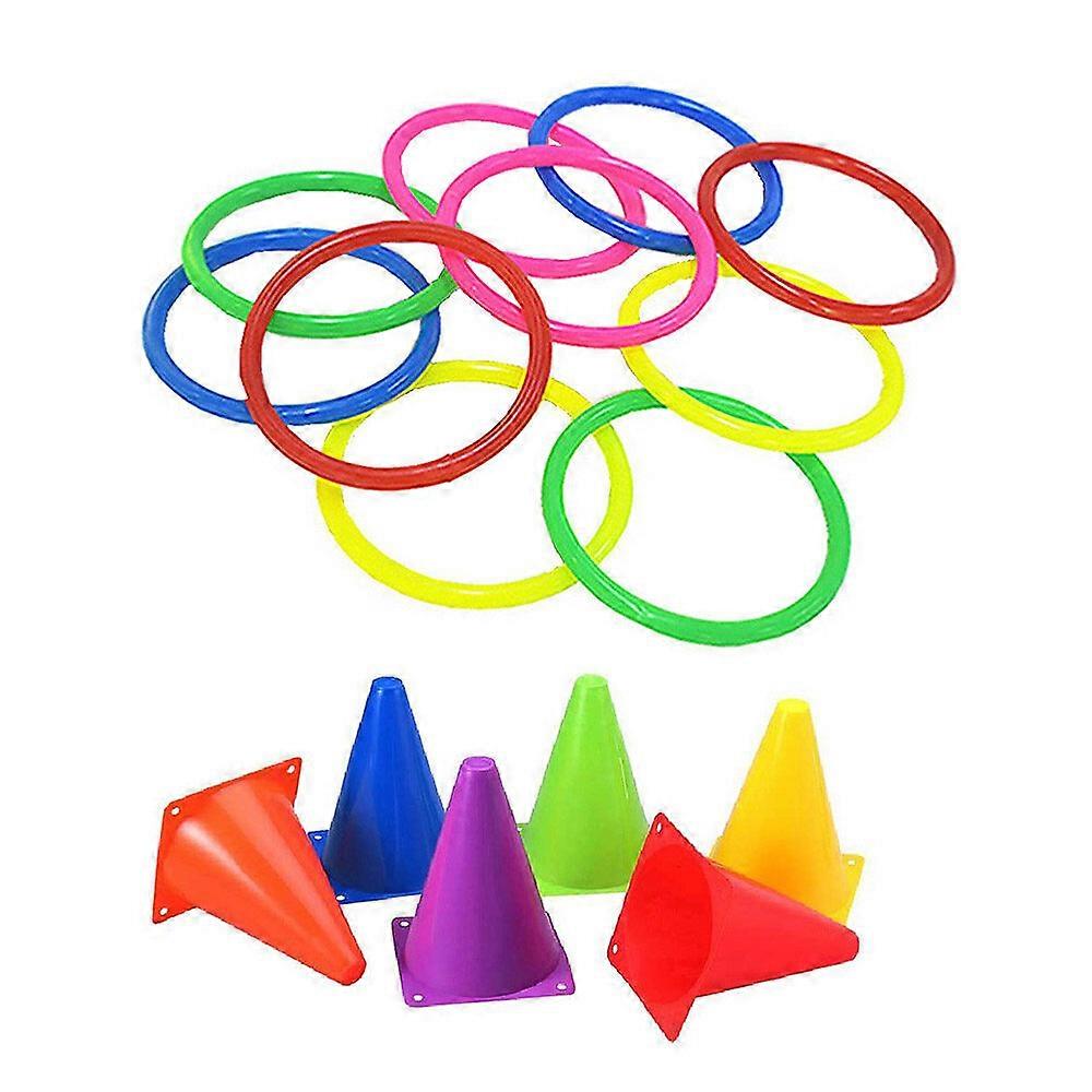 Circle Toy Set Parent-child Game Throw Hoop Throwing Plastic Ring