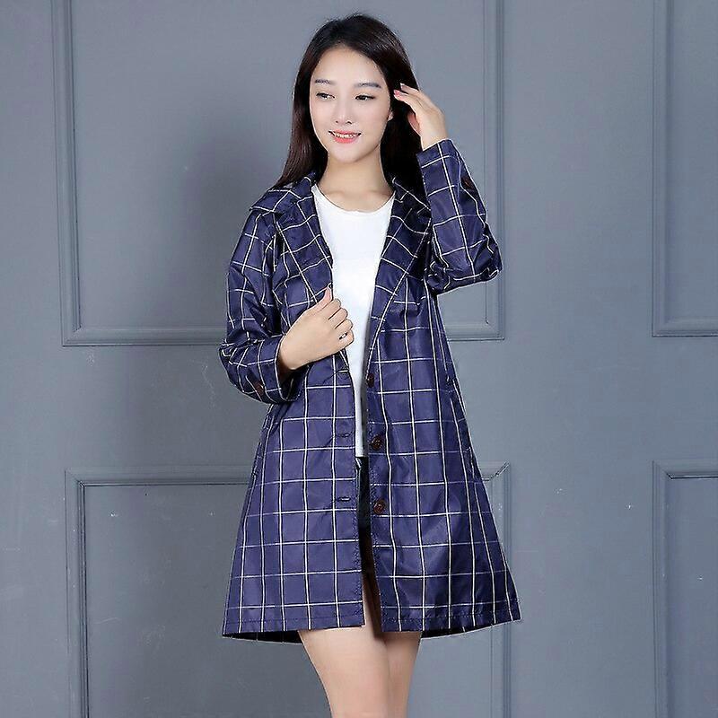 Women New Stylish Long Raincoat Waterproof Rain Jacket with Hood Waterproof Rain Poncho Coloful Print Raincoat with Hood Rain Suits