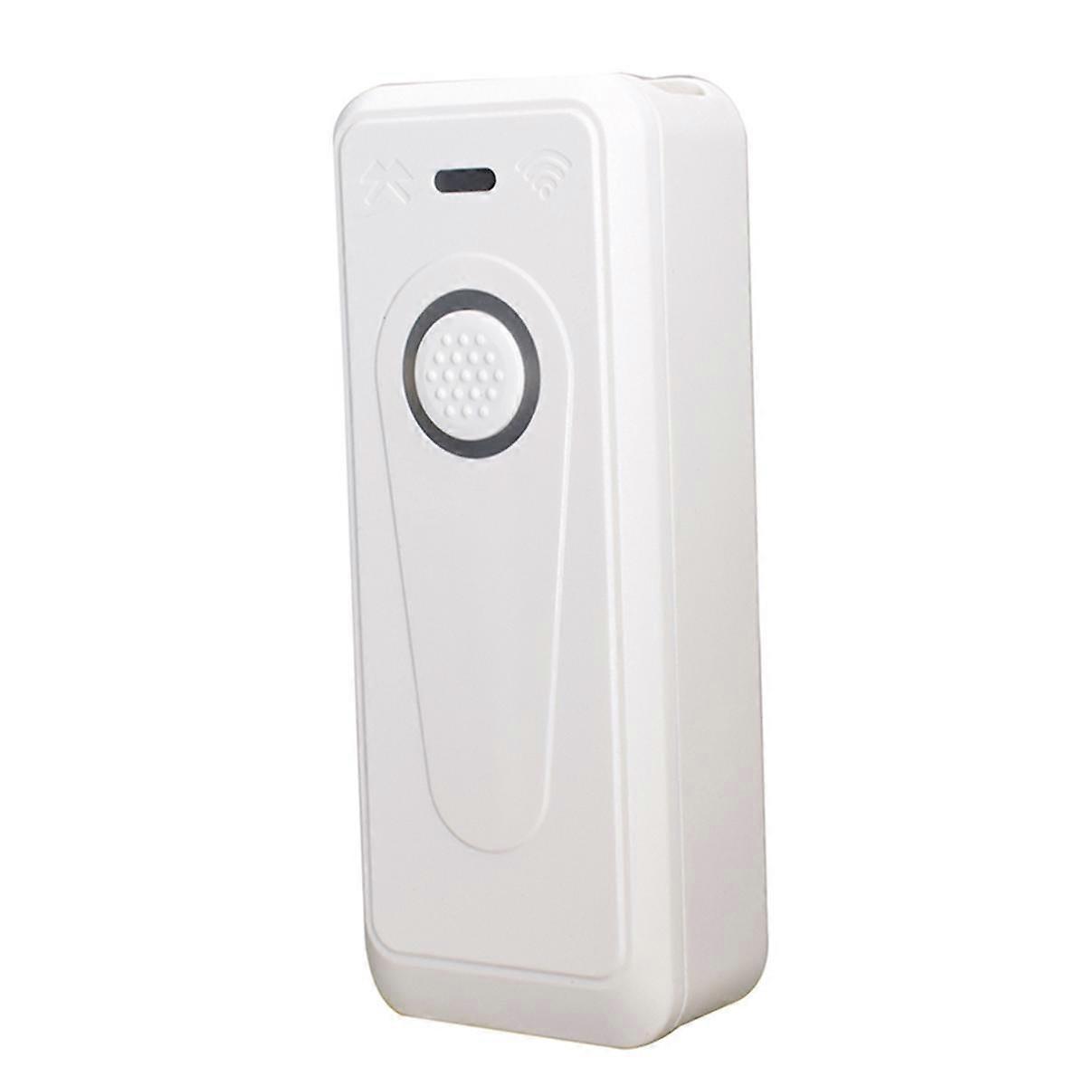 Petit lecteur de codes-barres sans fil portable et lecteur de codes-barres QR Bluetooth 1D/2D pour Android (blanc)