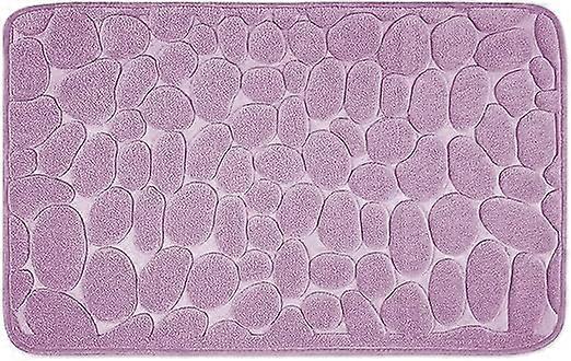 PurpleNon-Slip Memory Foam Bath Mat - 50 x 80cm Bath Mat