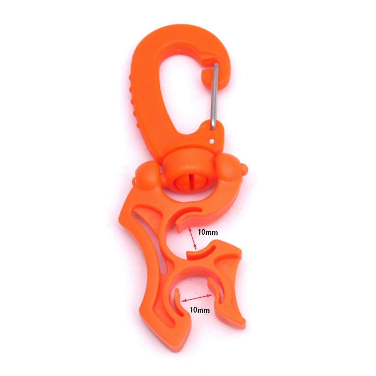 4-Pack Diving Hose Holder Clips – Secure Your Regulator Hoses With These Easy-to-Use Retainers (Bungee Style)