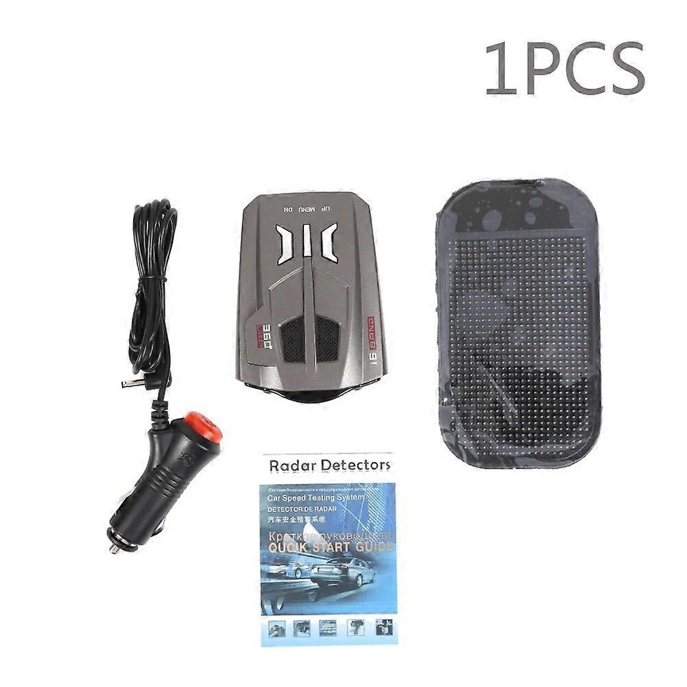 1/2/3PCS V9 Car Radar Detector Vehicle Speed Voice Alert Warning Speed Control X K Ka Band English Russian Version Auto Parts