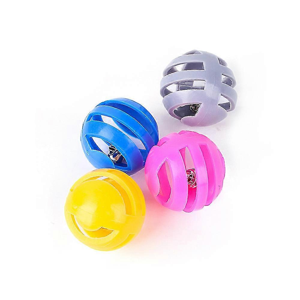 Hollow Out Cat Toys Ball Plastic Hollow Out Interactive Cat Bell Cat T