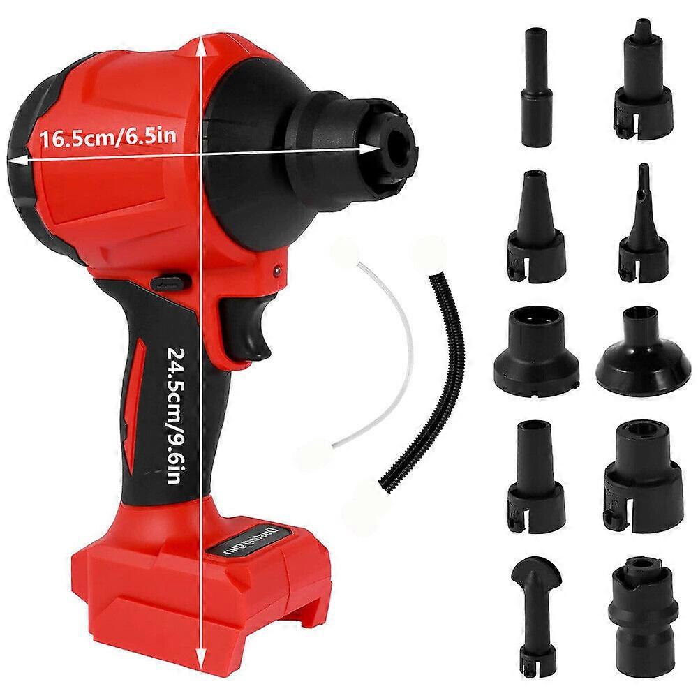 40000RPM Soffiatore a batteria Gonfiatore Aspirapolvere Multifunzione per Batteria Milwaukee 18V