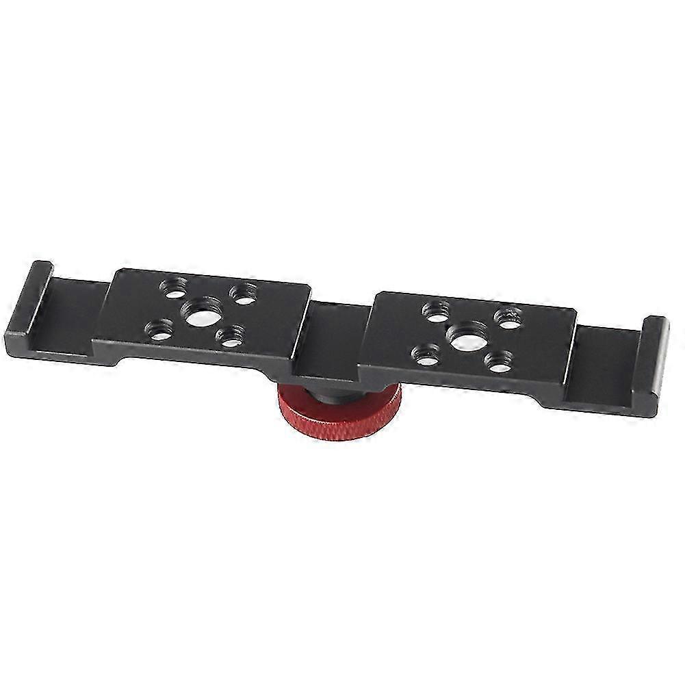 Camera Cold Shoe Mount Adapter Extension Bar Vlog Camera Bracket For Dslr Camera Monitor Led Light Microphone