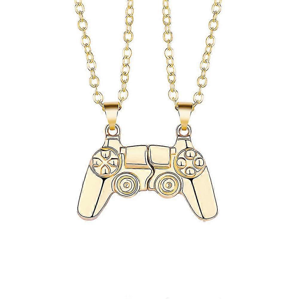 2023 Lovers Couples Necklace Gamepad Magnetic Game Controller Pendant Chain Valentine's Day Gifts