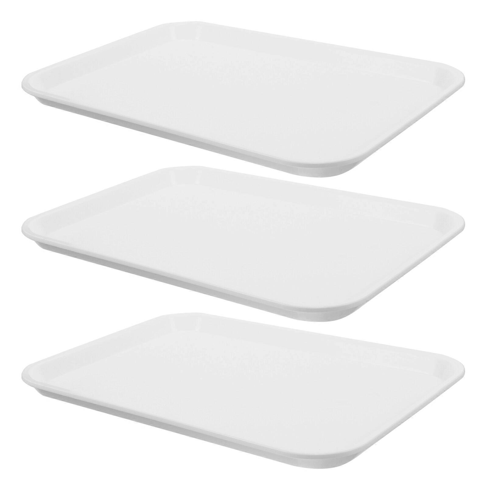 3pcs Snack Trays Candy Dishes Fruit Tray Snack Container Dessert Serving Plates