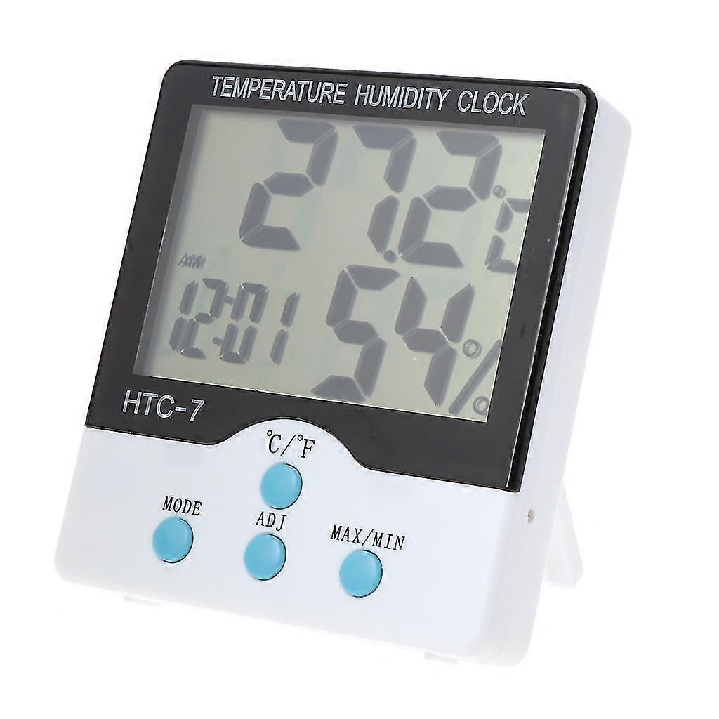 Desktop Wireless Thermometer Lcd Display Indoor Outdoor Sensor Wall Temperature