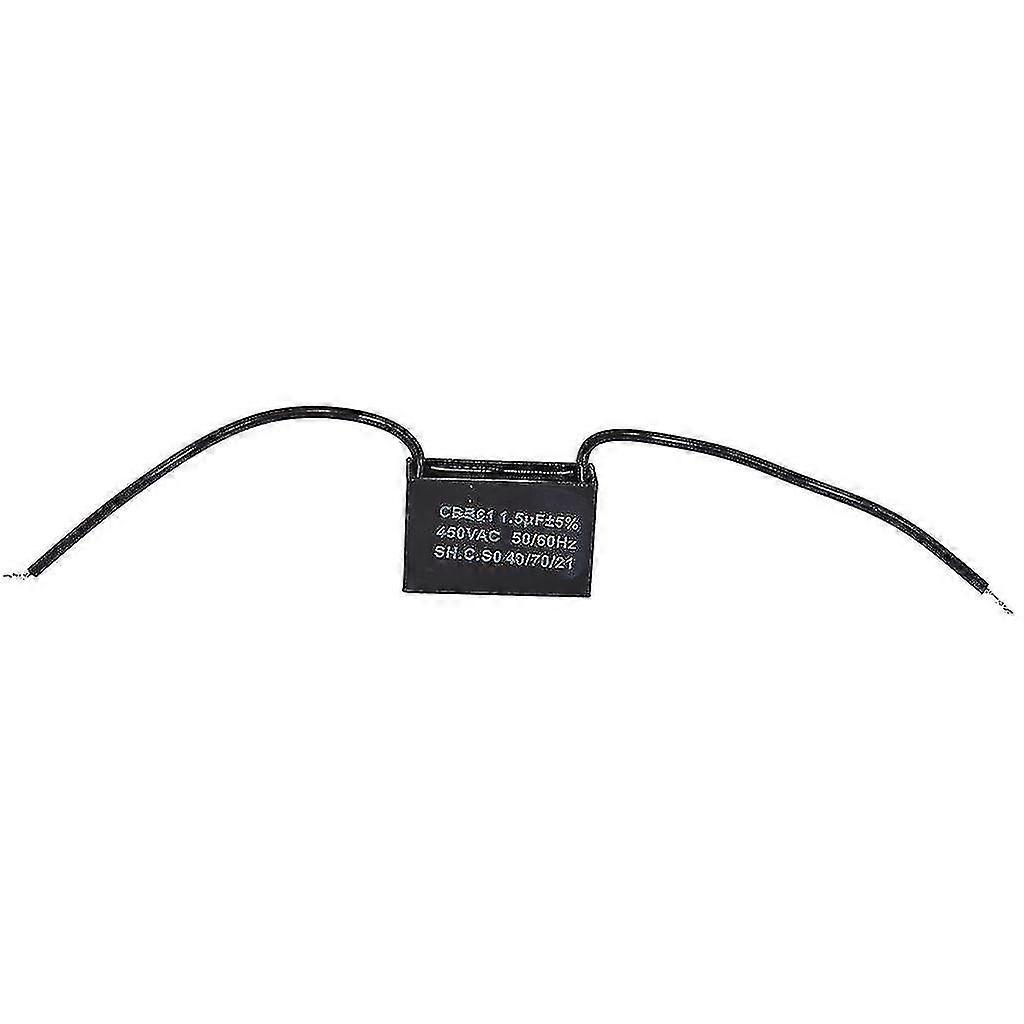 Universal 1.5uf/1.5mfd Ac Motor And Fan Capacitor With Wires 450v