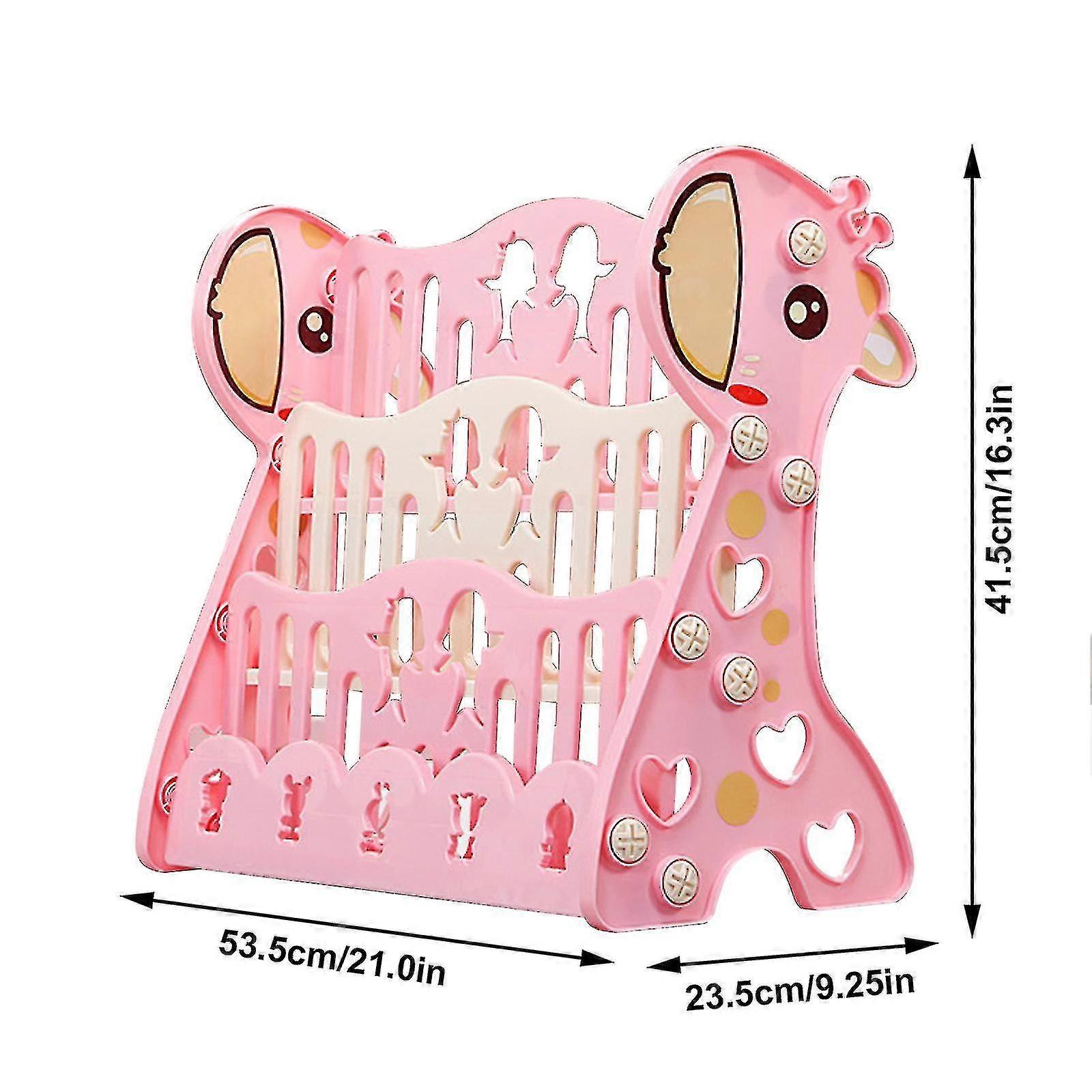 Best Sellers-children's Bookshelf Bookshelf Children's Bookshelf With Toy Storage Shelf Giraffe Kid Bookshelves Bookshelf High Quality