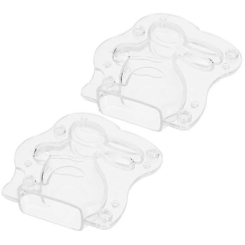 Assorted Colorful Easter Egg Decoration Set 2pcs Easter Bunny Die