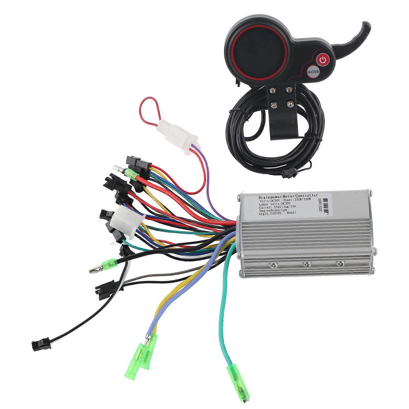 Controller LCD Display Control Panel with Shift Switch Accessory for Electric Bike Scooter