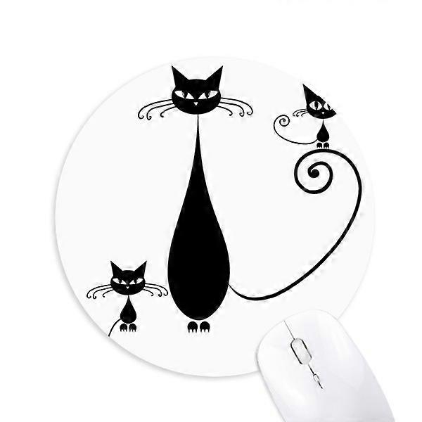 Halloween Animal Outline Mouse Pad
