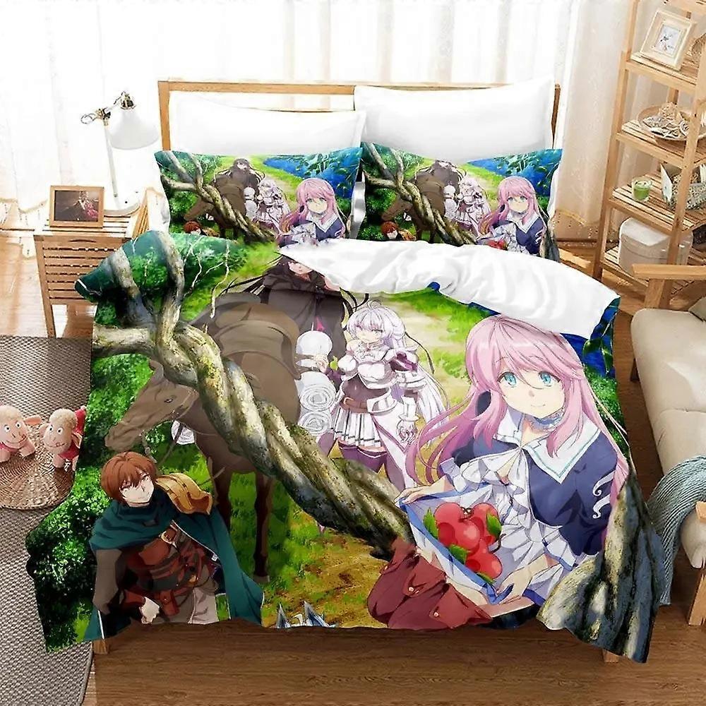 a2391 Lakan Anime Redo of Healer Sängkläder Set Pojkar Flickor Påslakan Örngott Säng Barn Vuxen Mode Hem Textil Textil 3-delat sängkläder Set (