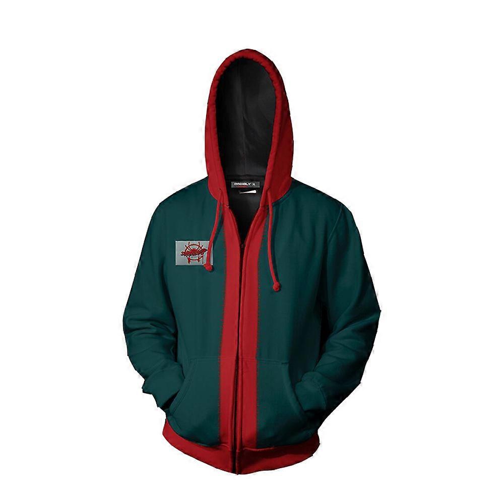 Spider-man Sweatshirt Into The Spider Verse Miles Morales Hoodie Sweatshirt Adult Kids Hooded Jacket Coat Multiple Sizes Available