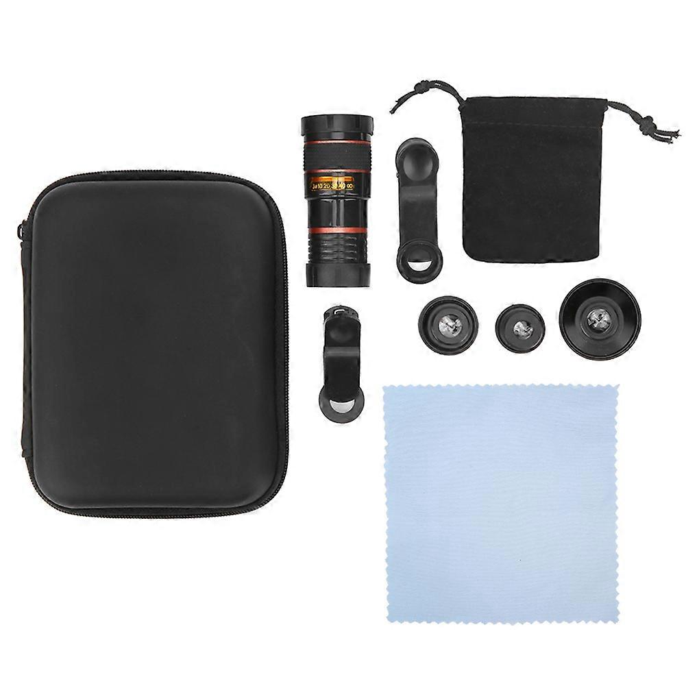 Portable Mini Monocular Telescope 5 IN 1 Lens Set Universal for Smartphone Accessory