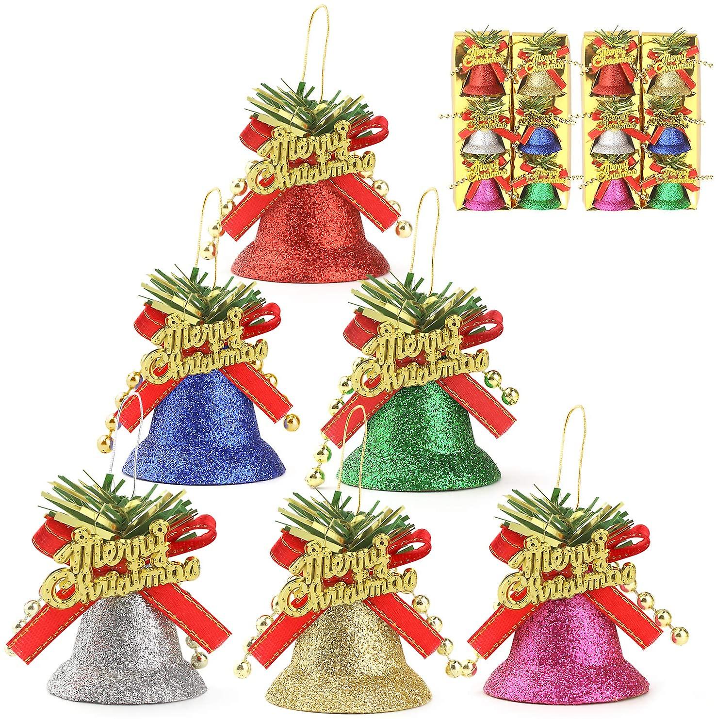 12 Pcs Decorative Christmas Bells