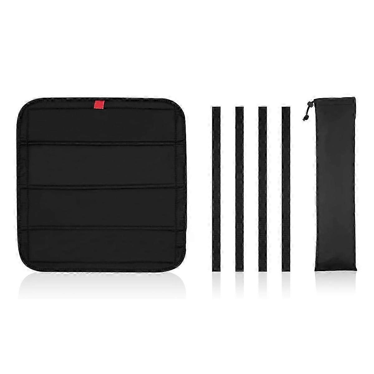 16インチ x 16インチ防水厚みのある磁気RVウィンドウシェード、折りたたみ式マグネットキャンピングカーブラックアウト換気カバー