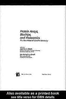 Protein Arrays Biochips and Proteomics