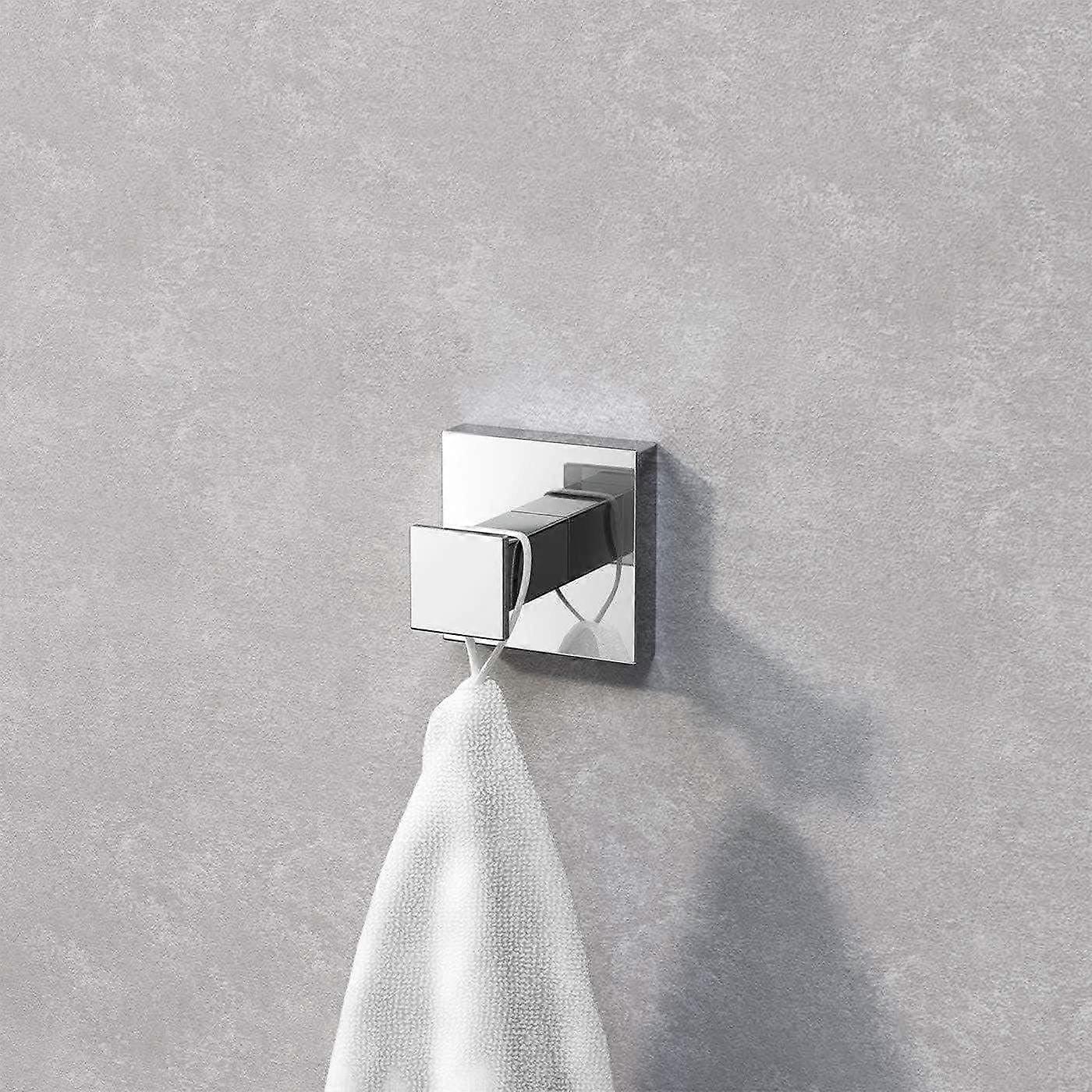 Modern Square Towel Robe Hook  - Chrome