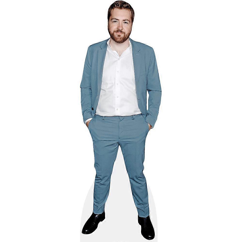 Michael Gandolfini (Light Blue Suit) Cardboard Cutout (lifesize OR mini size). Standee. Stand Up.