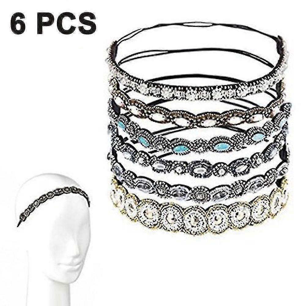 6 Pcs Rhinest S, Beaded S H Accessories