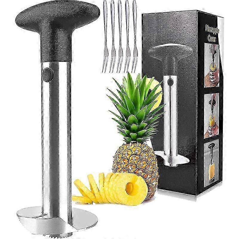 Barsinfi Pineapple Cutter Stainless Steel, Improved, Reinforced, Thicker, Sharp Blade