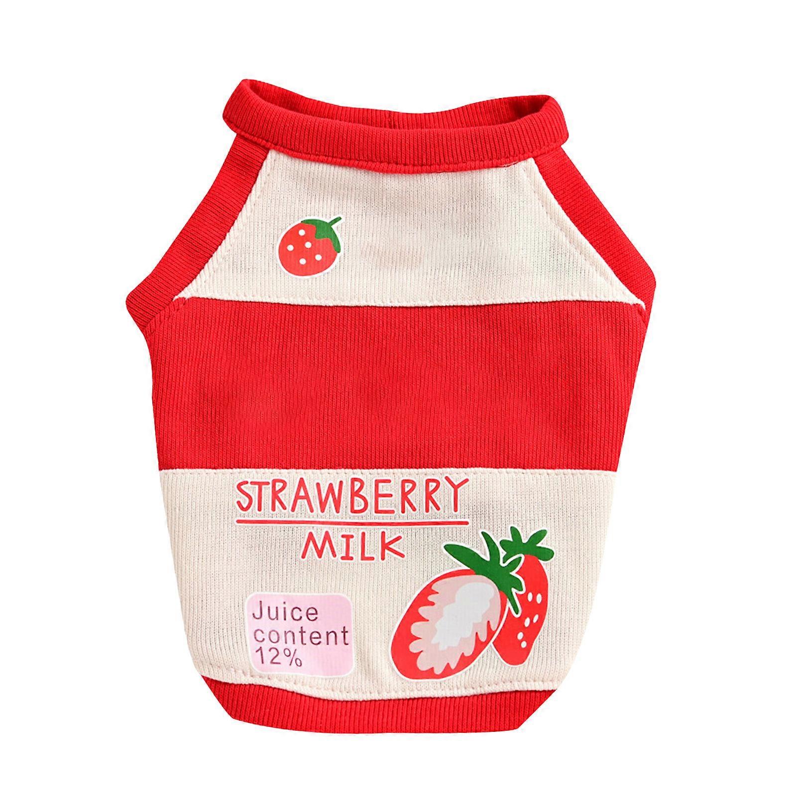 Cat Vest Lightweight Breathable Comfortable Cute Kitty Clothes for Dog Pet for Spring Summer Fall Red XXL