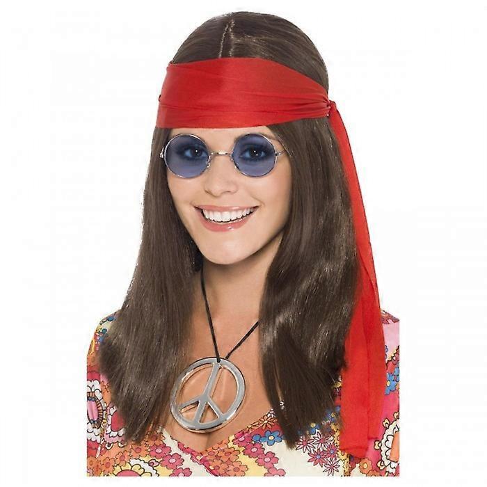 Smiffys Womens/Ladies Hippie Costume Prop Set