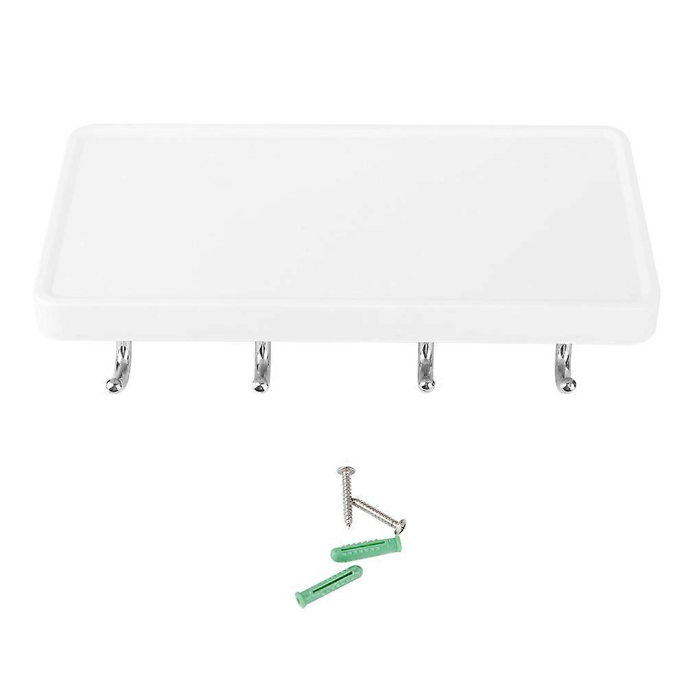 Multi Function Anti slip Large Platform Bathroom Toilet Placement Storage Rack Shelf Hook