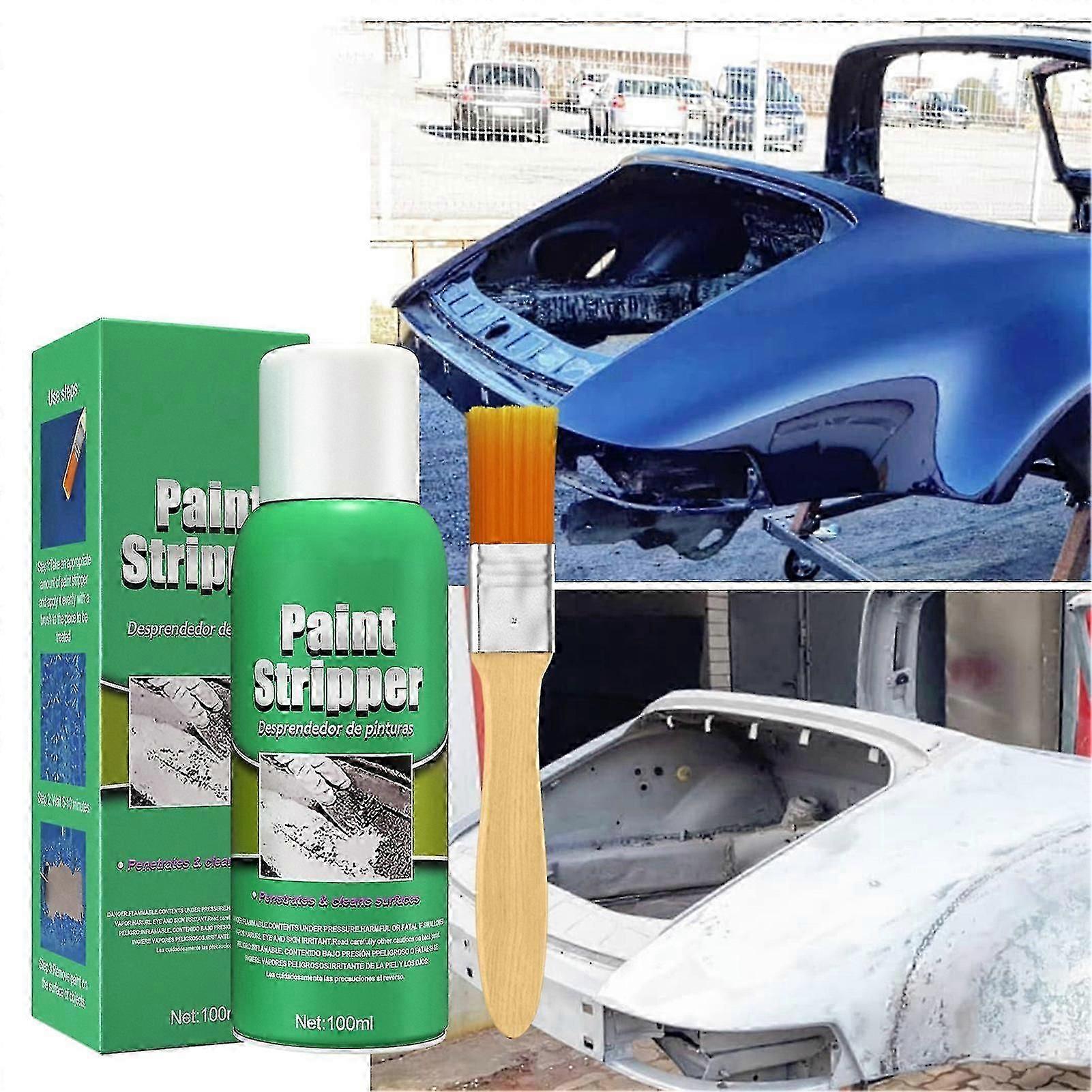 Kaesi 100ml Paint Stripper With Brush - High Dissolving & Efficient - Portable & Quick Peeling - Safe for Car Wheel & Metal Surface - Car Supplies
