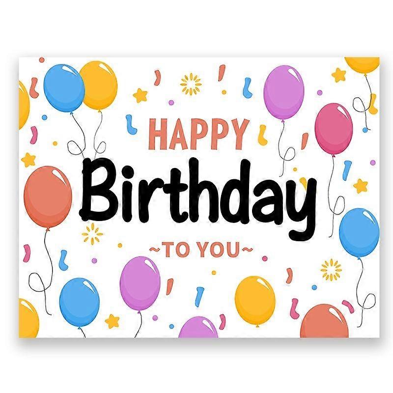 Bursdagsfest bakgrunnsduk 125x100cm