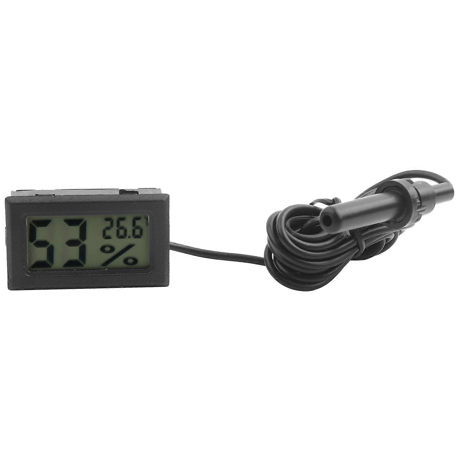 Digital Thermometer Hygrometer Embedded Type LED Digital Humidity Meter with Probe Indoor Use
