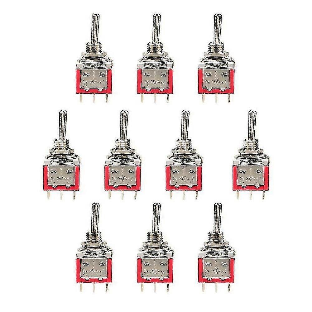 10 Piece Toggle Switch On-off-on 3 Position Toggle Switch Dpdt XITI