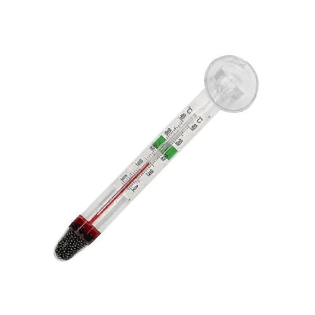 Optimized Title: Waterproof Glass Aquarium Thermometer with Suction Cup