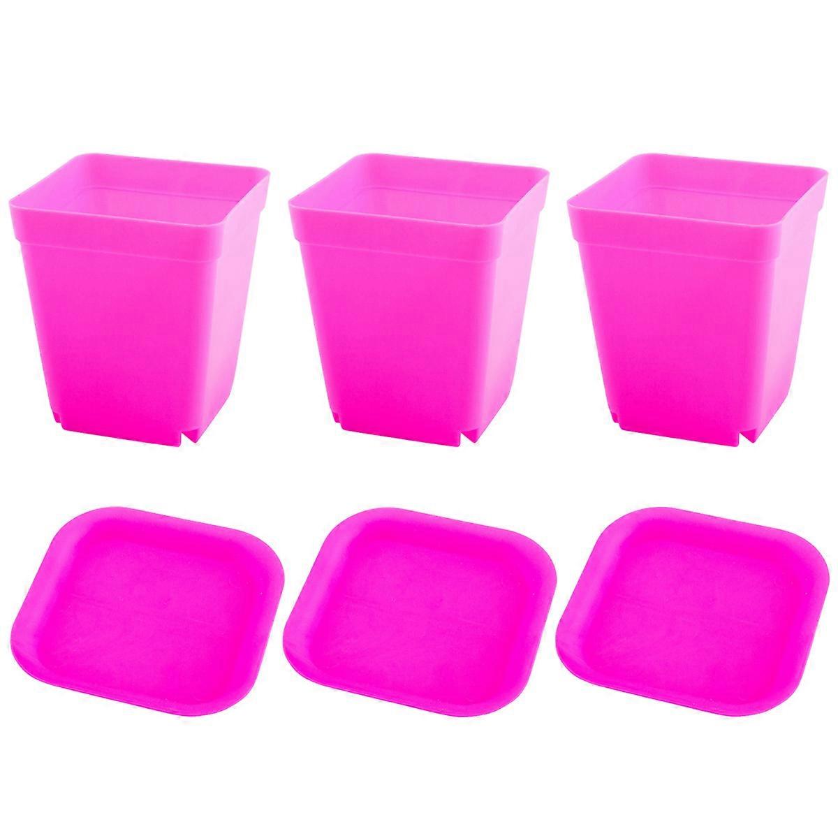 Square Plant Nursery Pots, Plastic Planters