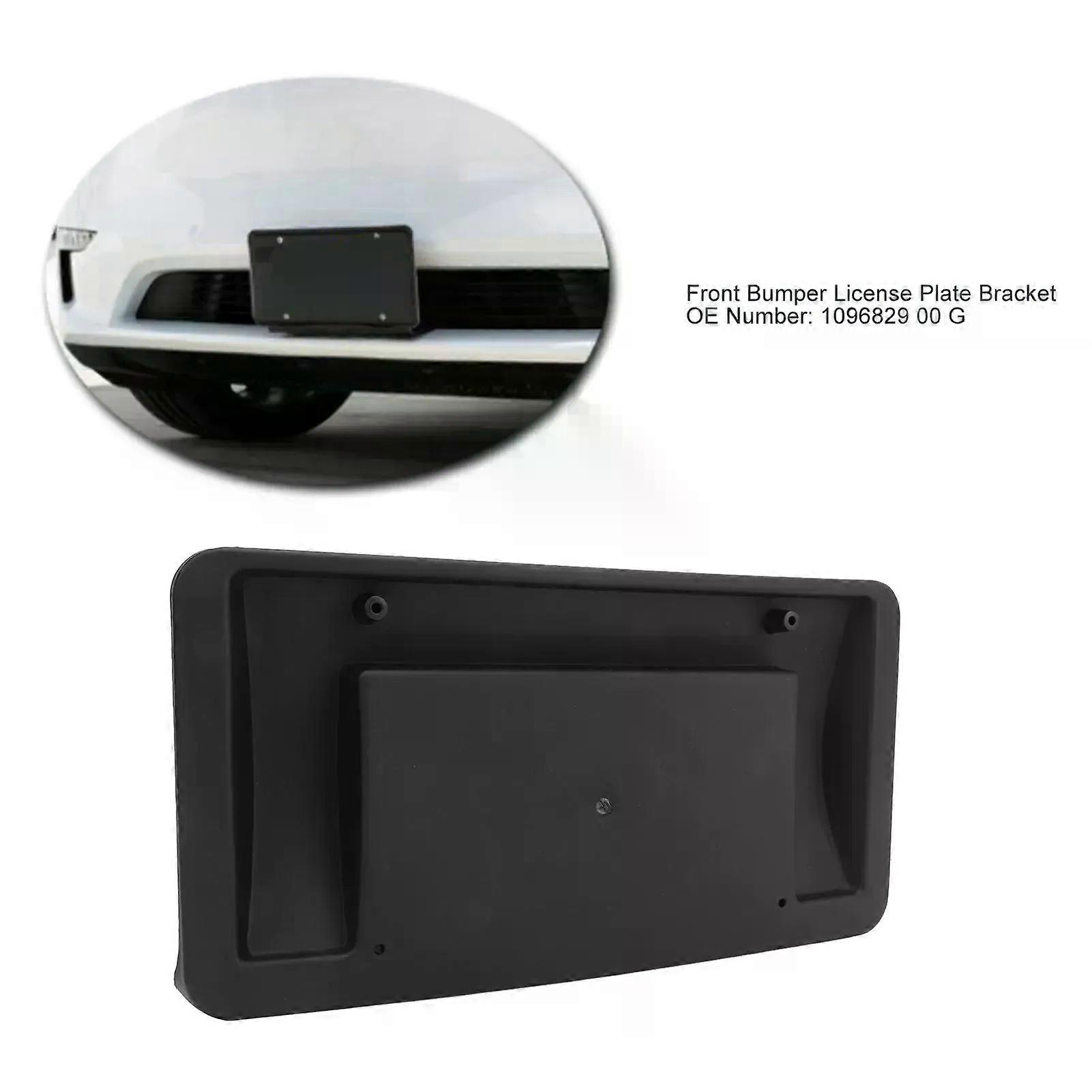 Front Bumper License Plate Bracket 1096829 00 G License Plate Holder Mount Replacement For Tesla Model 3 To