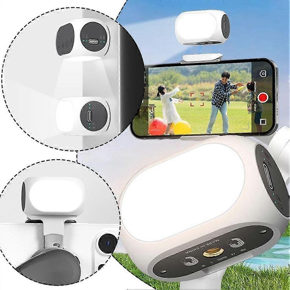 Adjustable Fill Light Quick Assembly Fill Light Portable Gimbal Stabilizer