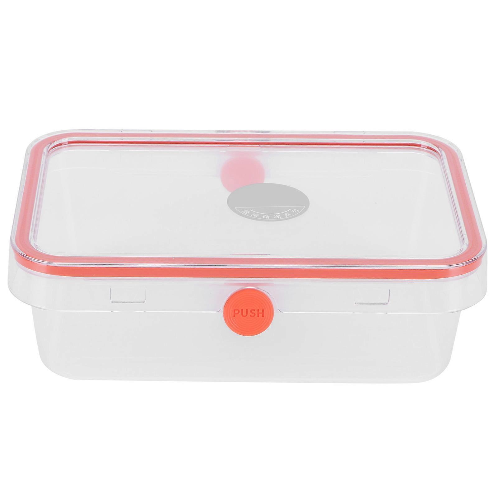 1150ml Food Storage Box Container, Sealing Lunch Box for Meal Prep, Durable Kitchen Accessory, Orange Color
