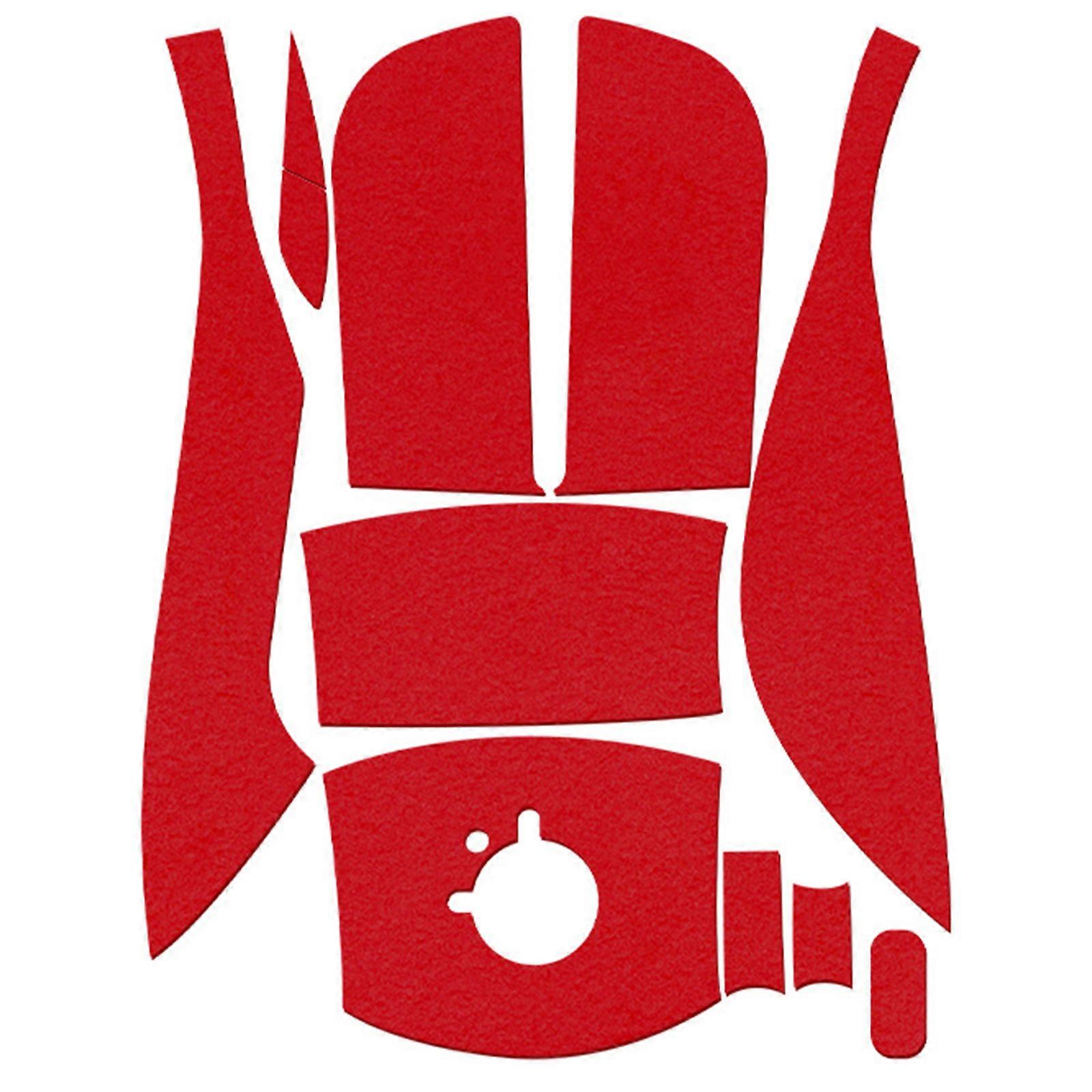 Precise Mouse Skin Mouse Side Sticker for Rival 106 Antislip Mouse Grip Tape Red