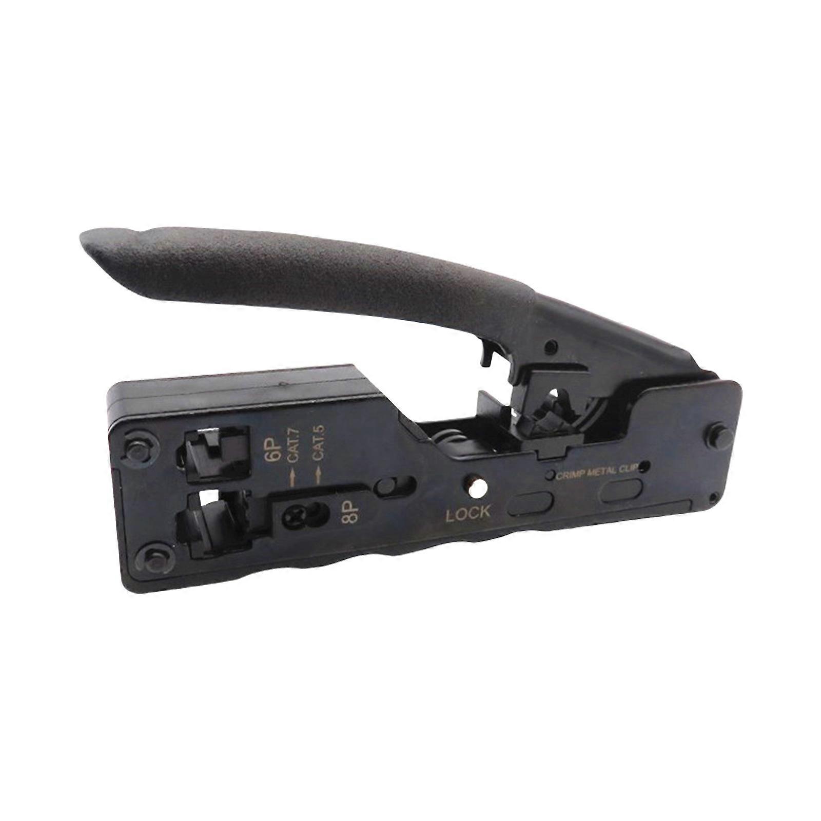 Pass Through RJ45 Crimp Tool Cat5 Cat6 Crimping Tool Ethernet Crimping Tool for Cat6 Pass Through RJ45 Connectors