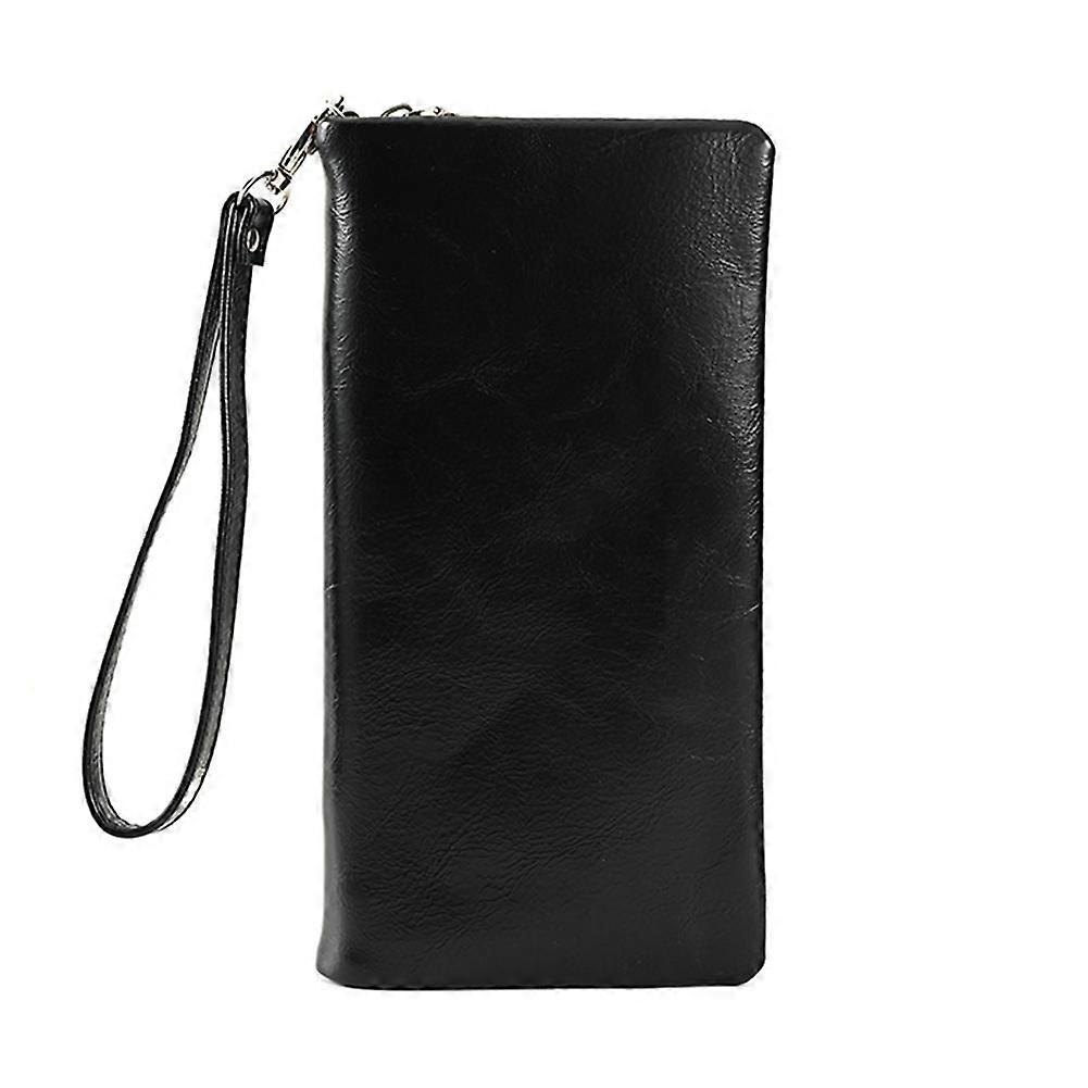 Zipper Multifunctional Large Capacity Money Clip High Quality PU Leather for Outdoor