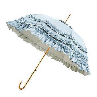 Princess Lace Paraplu Zonnescherm Paraplu Koepelvorm Parasol Paraplu voor Dame Kostuum Accessoire Feestdecoratie Geel groen