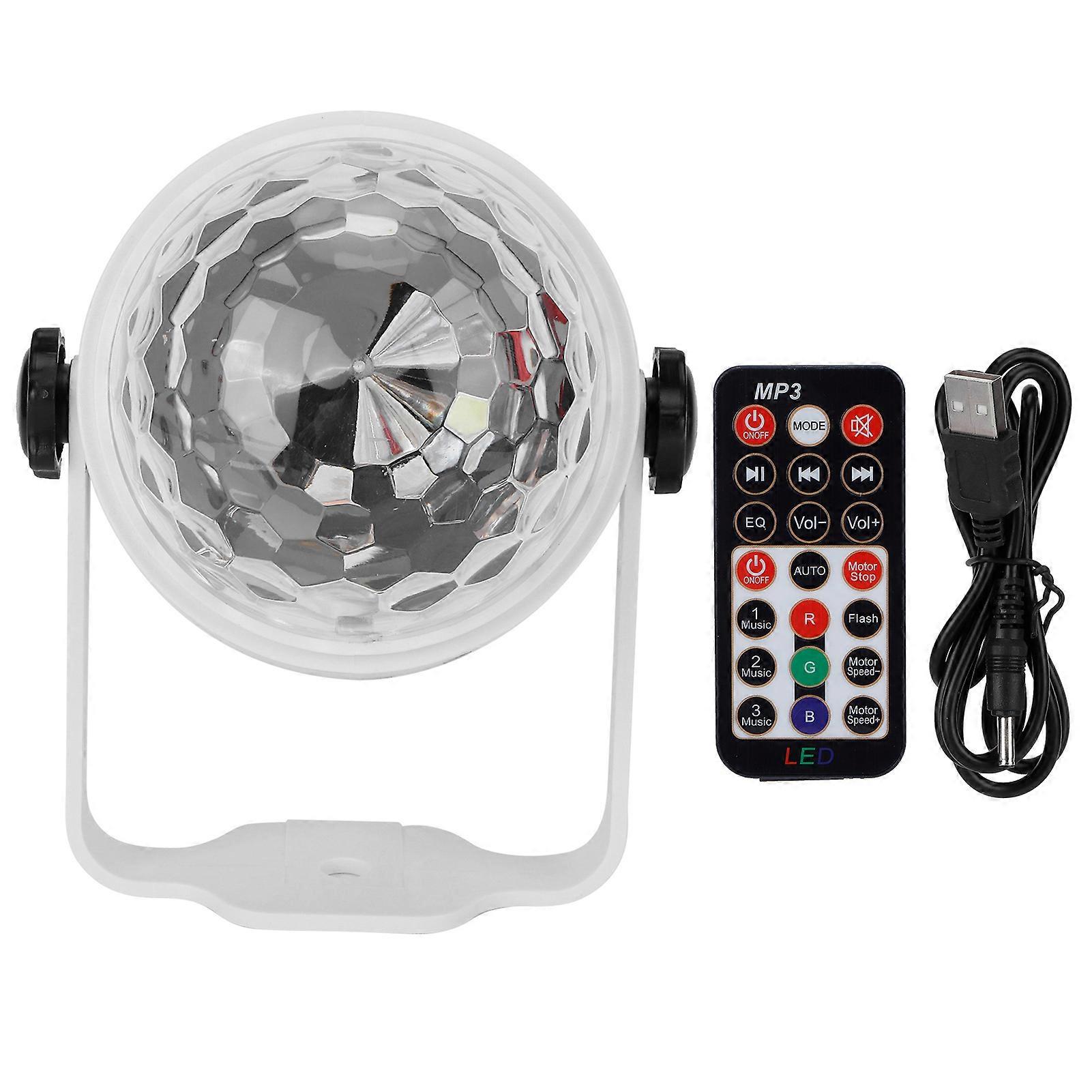 LED Projector Light Portable Bluetooth Disco Stage Light with Remote Control for Party USB Power
