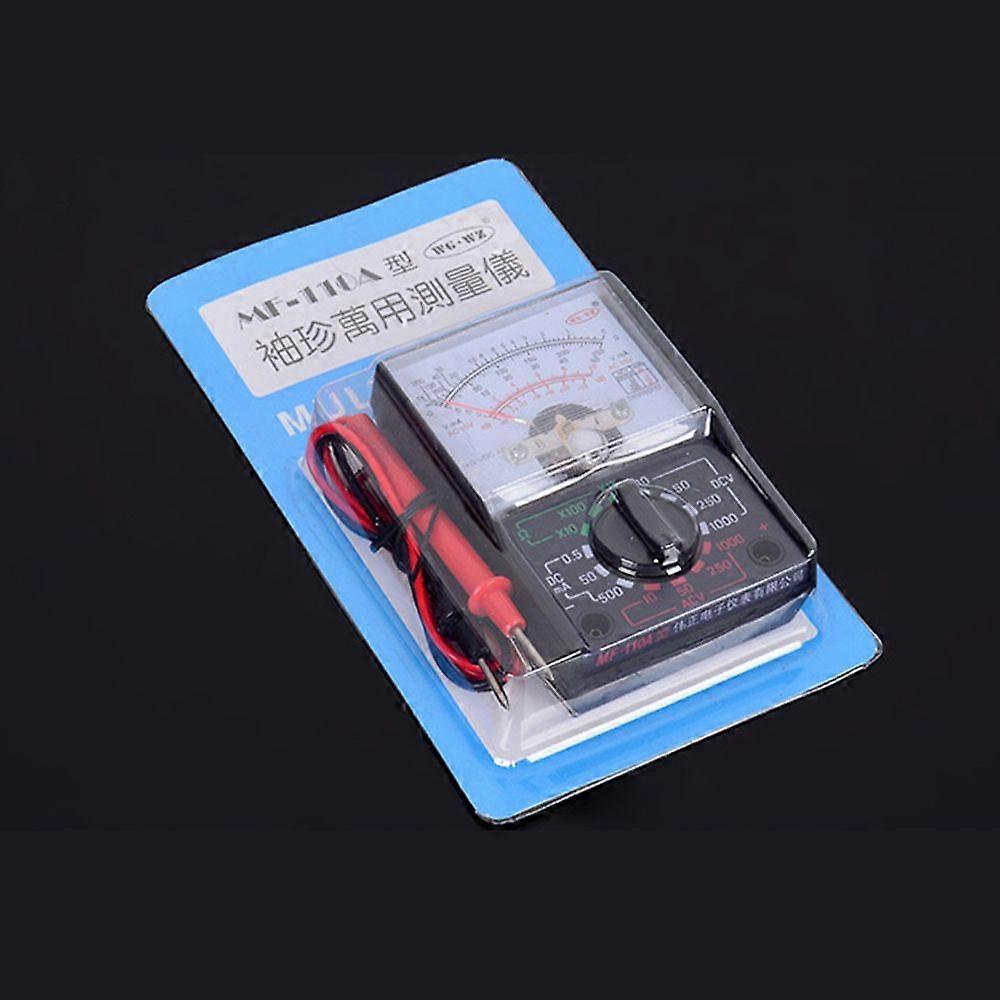 Mini Analog Multimeter Tool 1000V Voltmeter 250mA Ammeter 1K Ohmmeter Handheld Indicator Display for Electrical Diagnostics