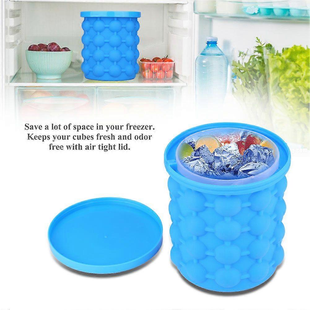 The Space Saving Ice Cube Maker Ice cube  Kitchen Tools Saving Fridge Kitchen Silicone Bottle