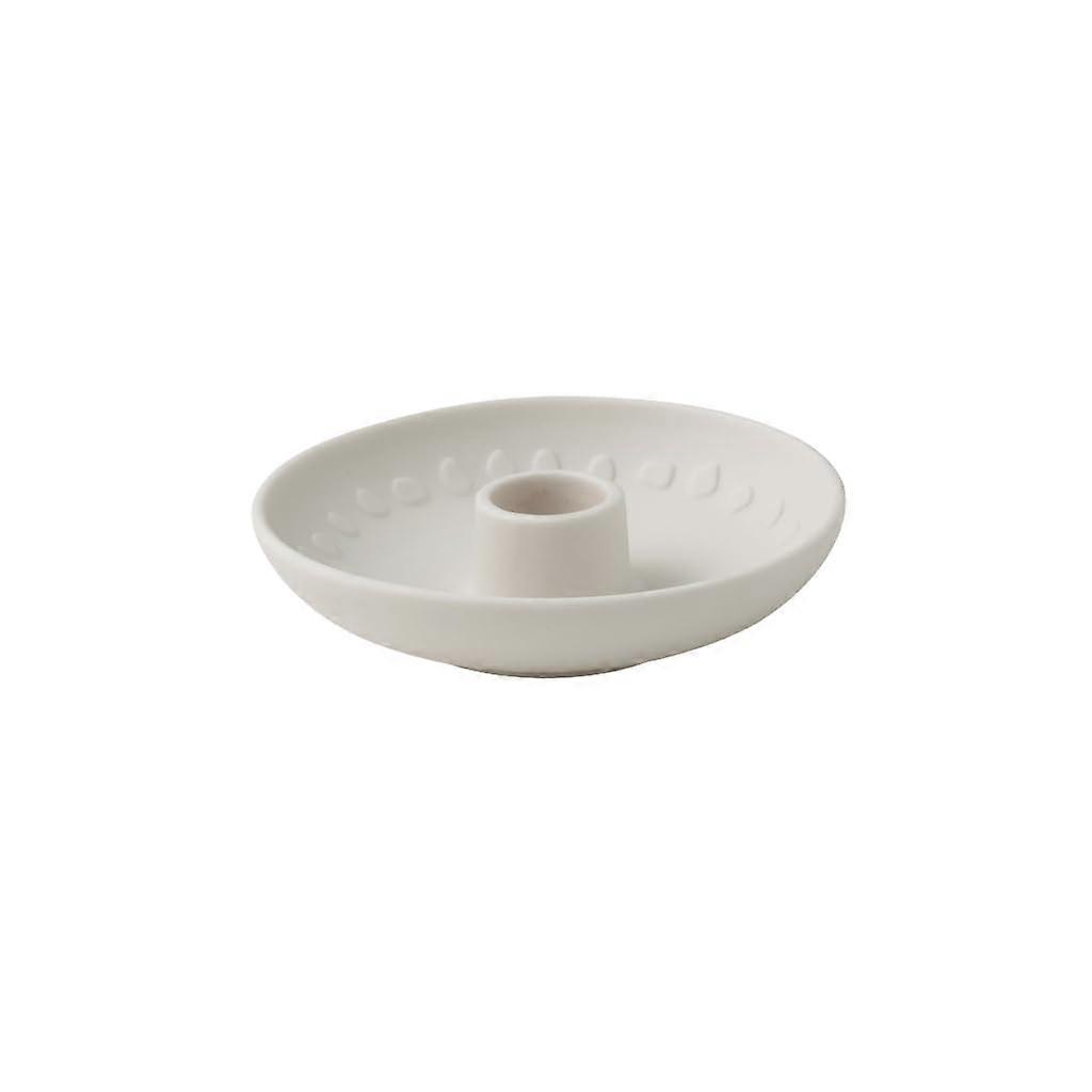 Elegant Premium Porcelain Green and White Candle Holder for Home Decor, Table Centerpiece, and Blackboard Display