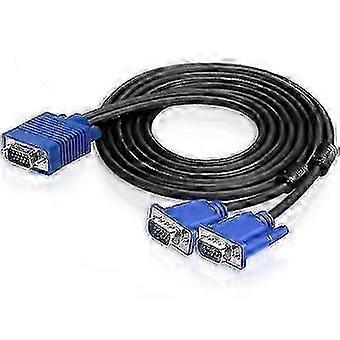 1 In 2 Out スプリットスクリーン VGA ケーブル ZY