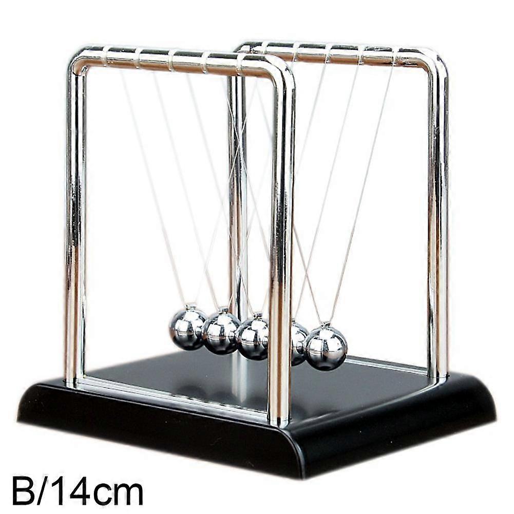Medium (B) $Creative square perpetual motion transmission collision ball Newton pendulum decompression toy student gift